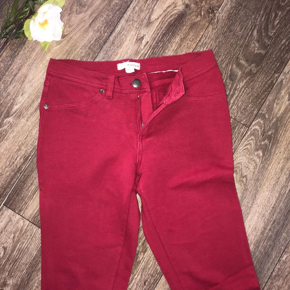 Red Jeggings - Picture 2 of 4
